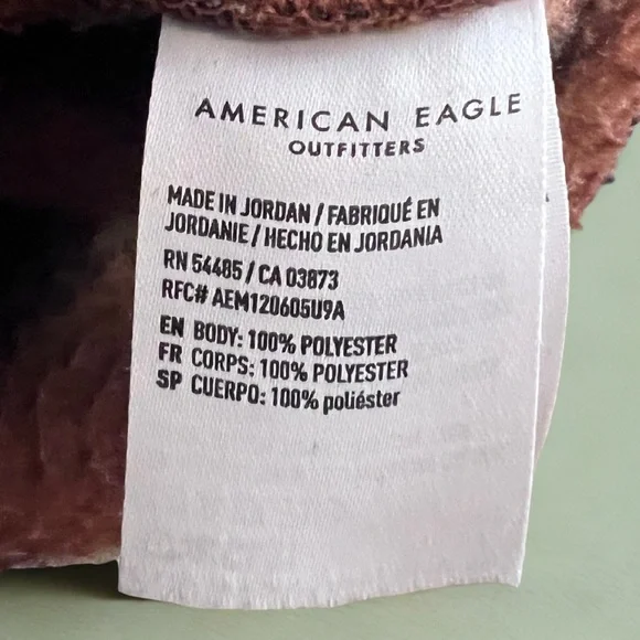 🦅 American Eagle Quarter Zip Fleece Crop Sweater - Picture 5 of 7